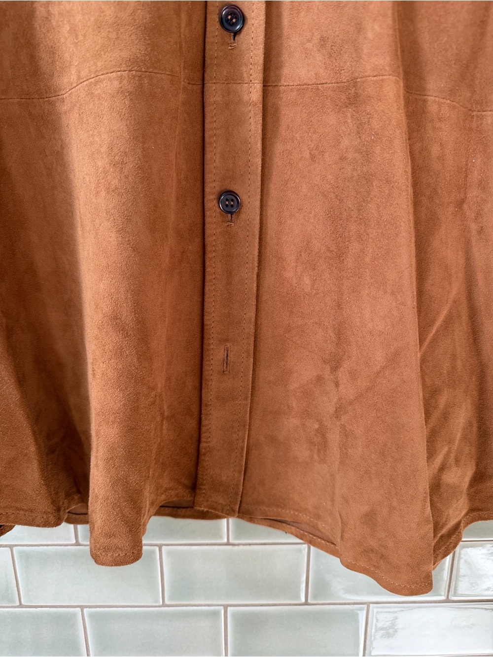 Quince 100% Suede Overshirt - Picture 3 of 7